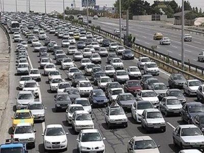 ترافیک سنگین در محور چالوس و آزادراه تهران-شمال