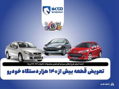 به گزارش برداشت اقتصادی به نقل از ایکوپرس- از زمان آغاز اجرای این طرح (چهارشنبه ۱۴ آبان ماه) تاکنون، بیش از ۱۴۰ هزار دستگاه خودرو از خانواده خودروهای ۲۰۶، ۲۰۷ و رانا مورد پذیرش قرار گرفته‌ و قطعه محافظ بخاری‌شان به صورت رایگان تعویض شده است و با توجه به استقبال روزافزون مشتریان، پیش‌بینی می‌شود این تعداد در روزهای آینده افزایش قابل توجهی یابد.