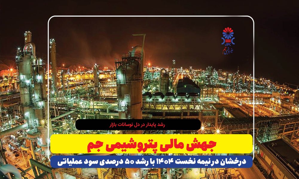 به گزارش برداشت اقتصادی: بررسی صورت‌های مالی میان‌دوره‌ای شرکت پتروشیمی جم نشان می‌دهد که سود عملیاتی شرکت در نیمه نخست سال ۱۴۰۴ به ۶.۳ هزار میلیارد تومان رسیده است؛ رقمی که نسبت به دوره مشابه سال قبل رشد ۵۰ درصدی را نشان می‌دهد. این دستاورد در شرایطی حاصل شده که بازار محصولات پلیمری کشور با نوسانات قیمت خوراک و رکود نسبی صادرات مواجه بوده است.